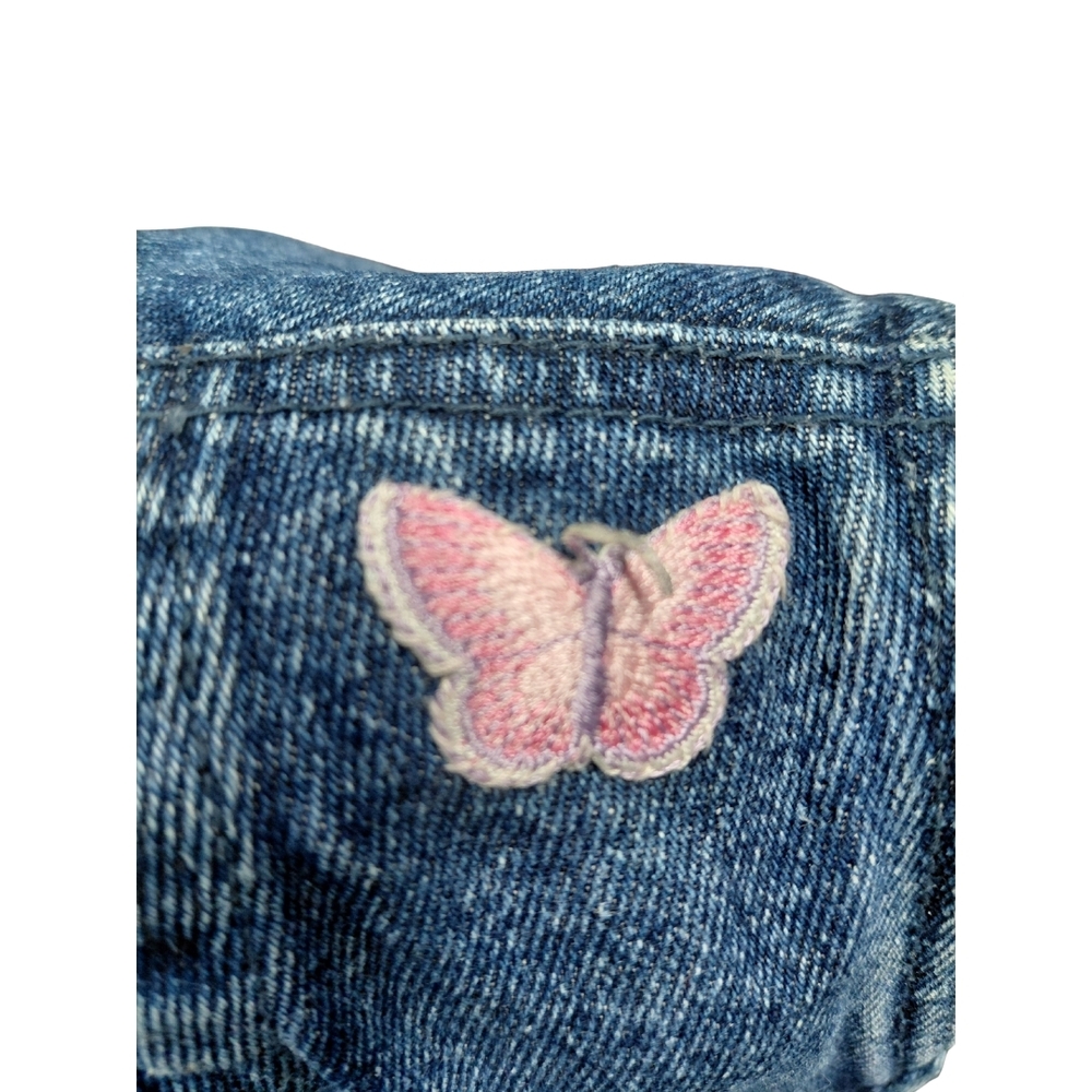 Vintage Cabela's For Women Blue Denim Vest with Butterfly Patches NWOT - Picture 4 of 6
